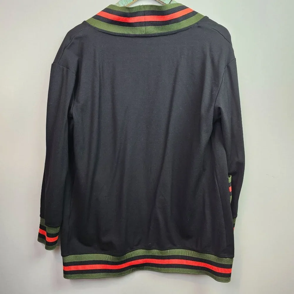 Haute Shore Black Cody Open Front Double Pocket Cardigan, Sz O/S, NWOT - Picture 8 of 8